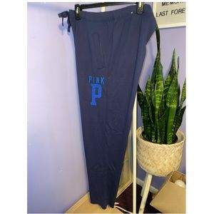 Pink “boyfriend” sweatpants